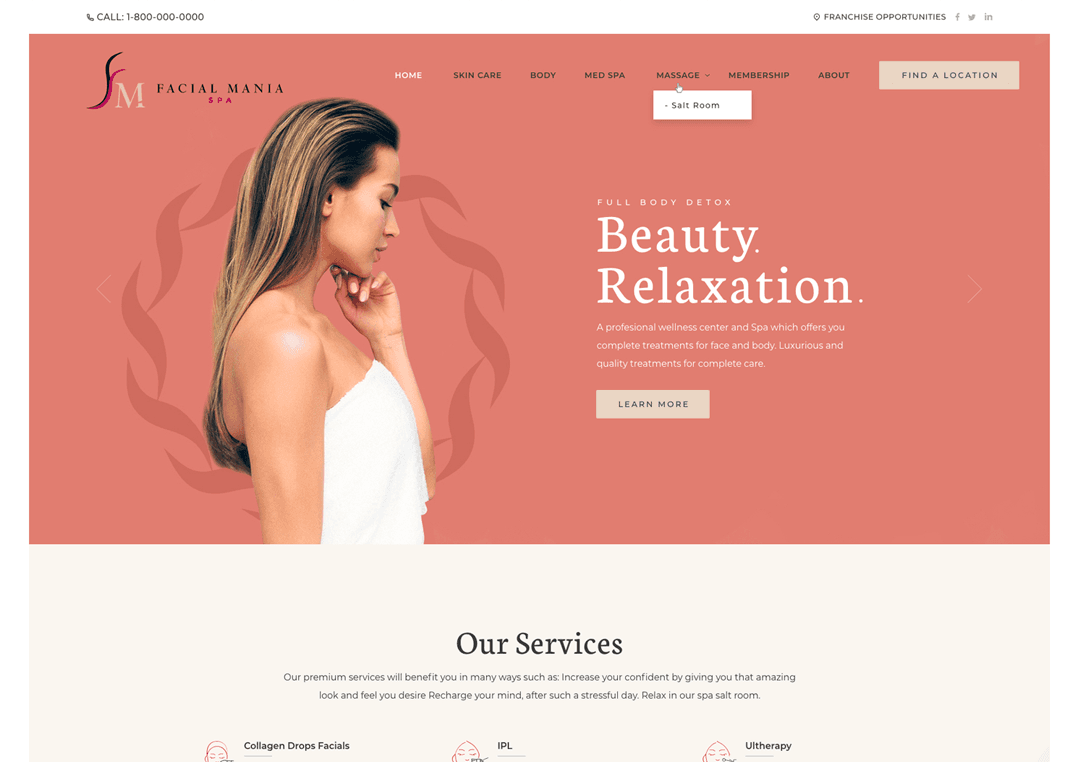 Original website example 3